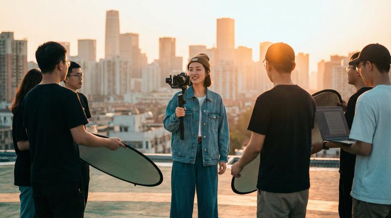 蜜桃短视频-户外拍摄花絮